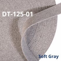 1 1/4 inch heavy cotton webbing strap gray