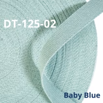 1 1/4 inch cotton tape strap for belt natural sewing DIY BELT bag blue baby